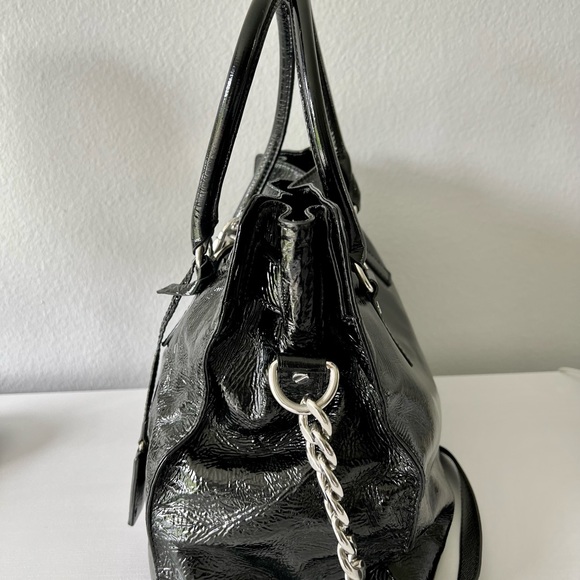 Michael Kors Black Patent Leather Satchel - Picture 5 of 5